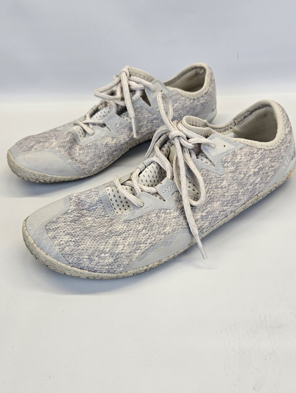 Merrell Vapor Glove 5 Trail Minimalist Barefoot Sneakers Womens 10 Gray Vibram